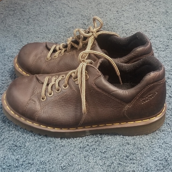 Dr. Martens Chunky Derby D-Ring Leather Men's Shoes. Air Cushioned Soles Size 12 - Picture 1 of 14
